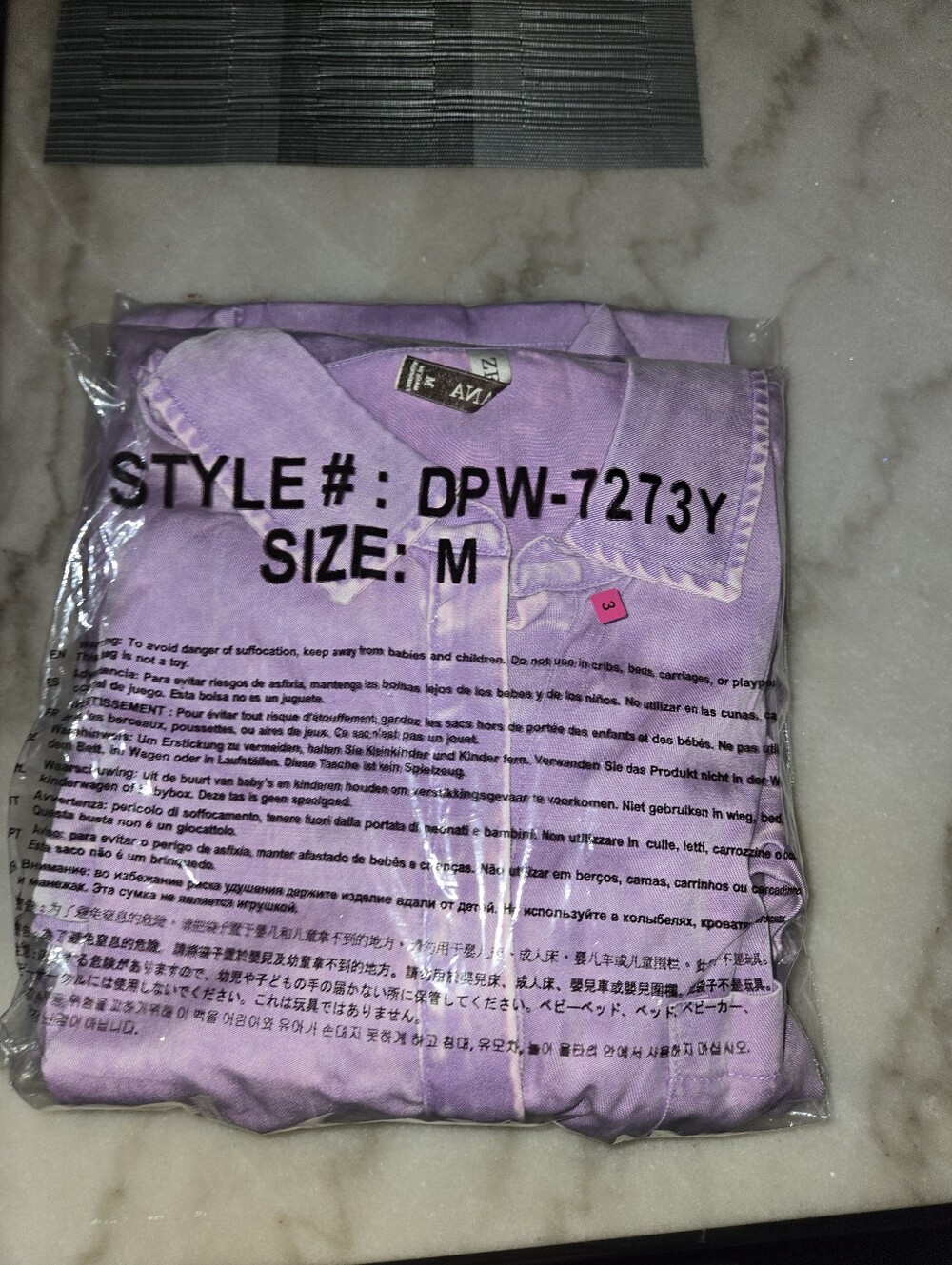 NIP Zenana Acid Washed Romper - Picture 5 of 5